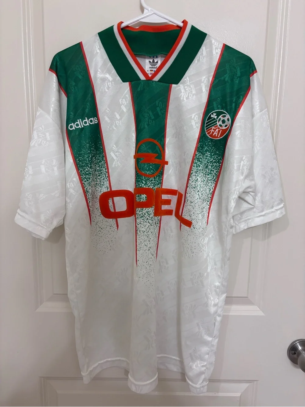 Adidas Ireland 1994 Away Soccer Jersey Size M